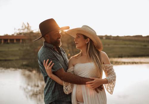 Gestante  de Amanda e Gustavo - A espera de Luisa