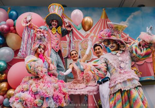 Aniversários de Assessoria Festa Infantil Aniversário de 1 ano - Festa Circo da Letícia