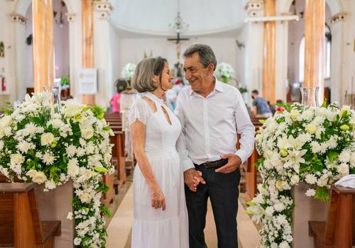 Casamento de BODAS DE OURO
