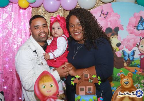 Aniversários de 1 ANO AURORA VALENTINA