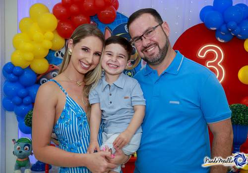 Aniversários de 3 ANOS BENJAMIN