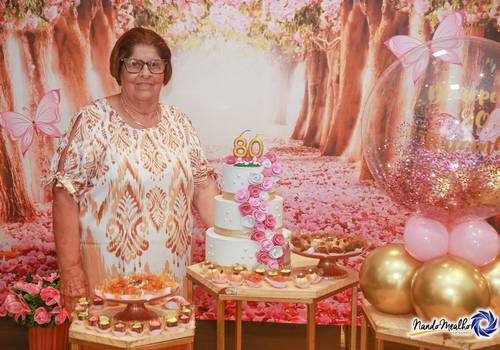 Aniversários de 80 Anos Terezinha Marques