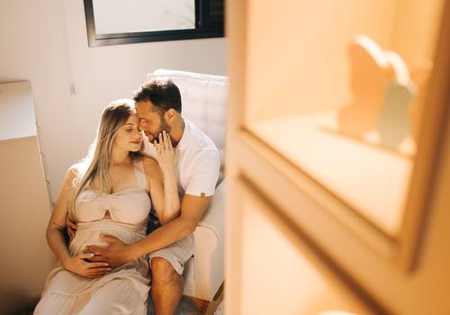 Gestante de A espera de Lara