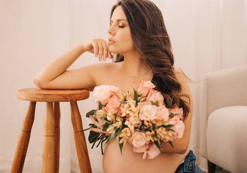 Gestante de Natália a espera de Maria Teresa