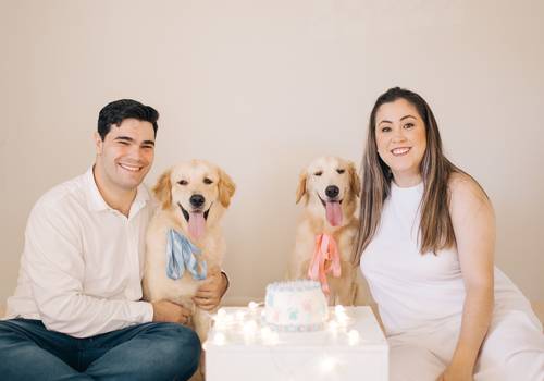 Gestante de Ensaio Revelação - Carolina e Jamil