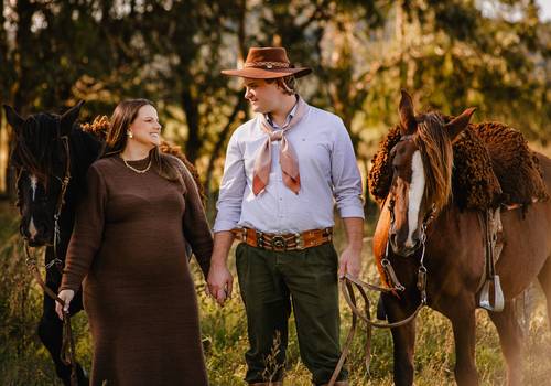 Família de Thayane & Eduardo | Gestante em Camquã