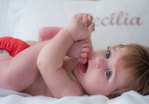 Acompanhamentos infantis de Cecilia 5 meses