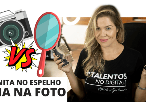 Bonita no Espelho e feia na foto, não mais!