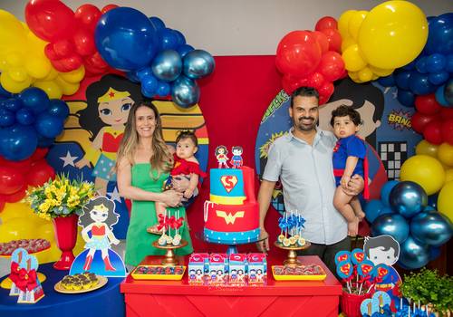 Festa Infantil de Fotografia afetiva de festa infantil em Guanhães-MG | Davi e Isabela 1 ano