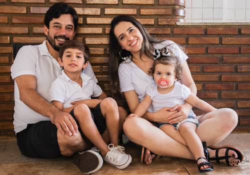 Família de Fotografia afetiva de família | Larissa & Nick