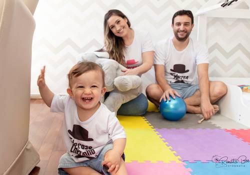 Família de Fotografia afetiva de família | Davi 10 meses