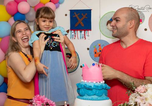 Festa Infantil de Fotografia afetiva de festa infantil em Vitória - ES | Laura 4 anos