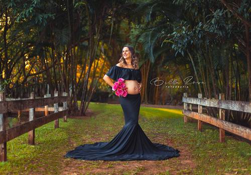 Gestante de Ensaio Gestante - Quélin Contó Gazieiro