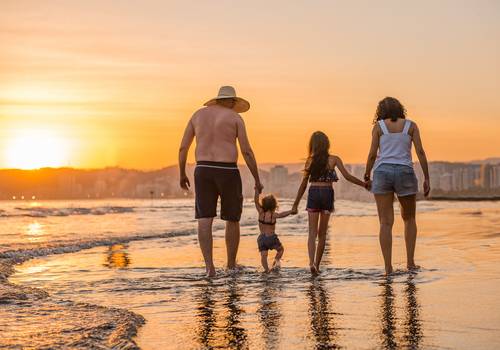 Ensaio família na praia