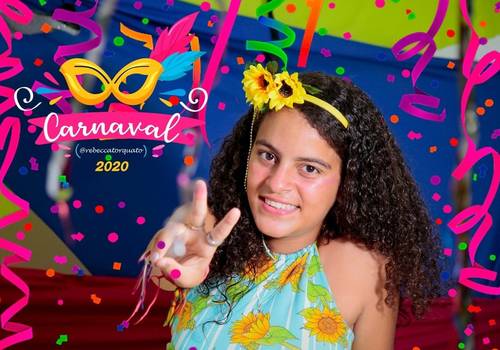 Ensaio em estúdio de Mini ensaio de carnaval em estúdio fotográfico em Recife - Fotógrafa Rebecca Torquato