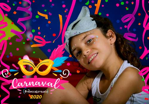 Ensaio em estúdio de Mini Ensaio de carnaval de Maria Eduarda - Foto Rebecca Torquato