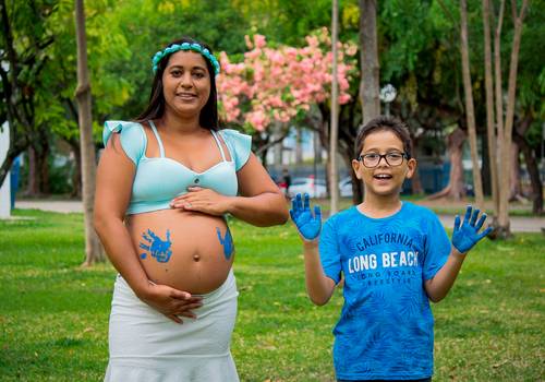 Gestante de Ensaio Gestante no parque da jaqueira - Foto Rebecca Torquato