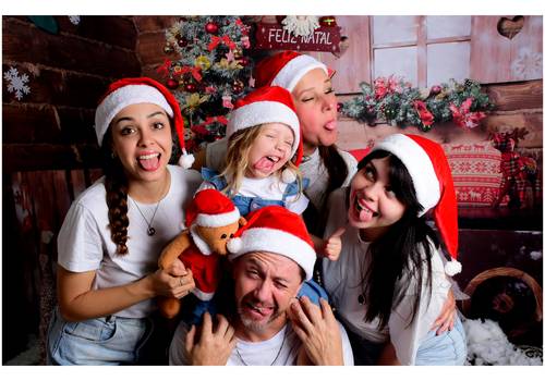 Ensaio de Natal de Fabiano e Família
