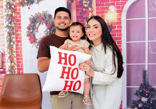 Ensaio de Natal de Larissa e Familia