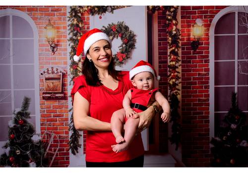 Ensaio de Natal de Karin e familia