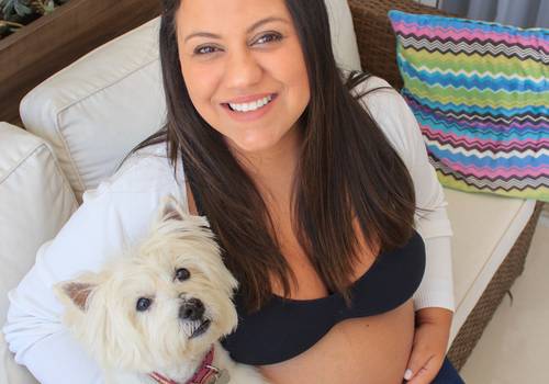 GESTANTE de A espera pela Laura