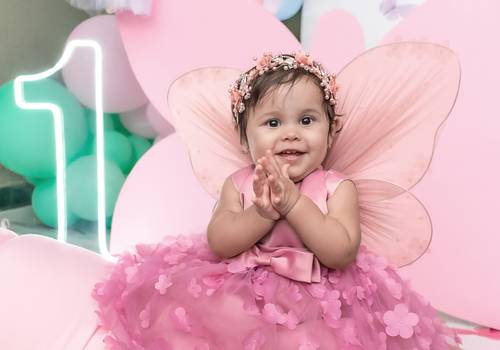 Festa Infantil de Cobertura Fotográfica de Festa Infantil com tema Jardim (Borboleta) | Fotógrafo de Festa Infantil | 1 ano - Rio de Janeiro