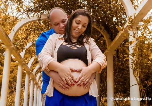 Gestante de Um amor no jardim!