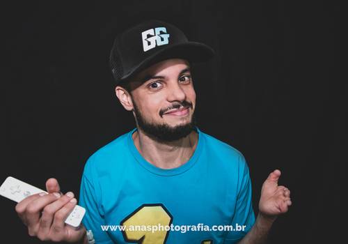 Profissão de Ensaio Retrato Streamer | Fotógrafo Gamer | Fotografia de Streamer | GGeasy Streamer | Printare | LuanVoyp | Nintendo - Rio de Janeiro 