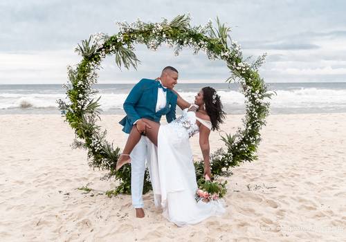 Casamento de Fotos do Casal | RJ | Casamento na Praia - Yasmim & Clayton 