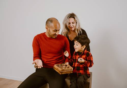 Família de Dia do Pai - Familia