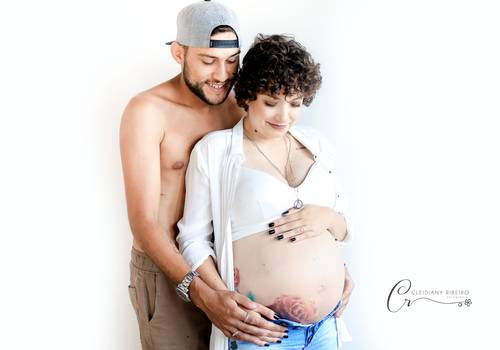 Gestante de À espera da Lis