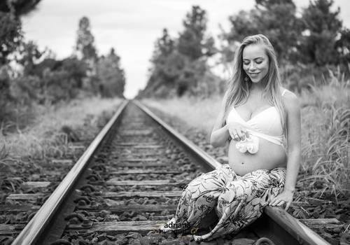 Gestante de Flávia e Diego