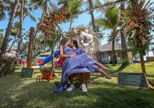 Gestante de Chá do Otto , Endy Misquita e Guga