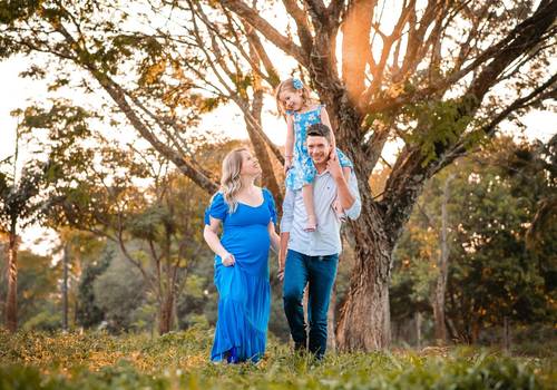 Ensaio de Família de Daynara & Eduardo - Ensaio de Gestante