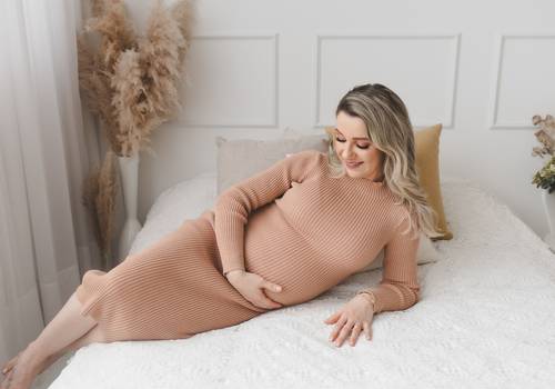 Gestante Estúdio de Ensaio de Gestação Franciele - À espera de Cecília