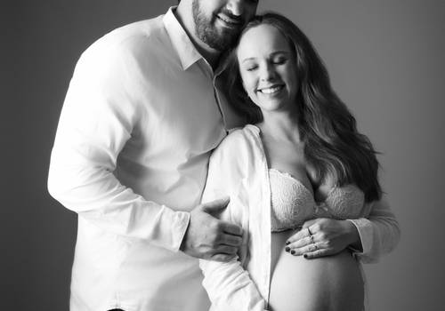 Gestante Estúdio de Ensaio de Gestação Letícia - À espera de Ernesto 