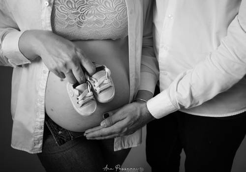 Gestante Estúdio de Ensaio de Gestação Natália - À espera de Maitê