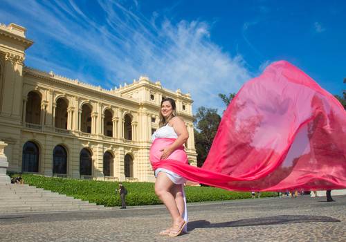 Gestante de Ensaio Iris