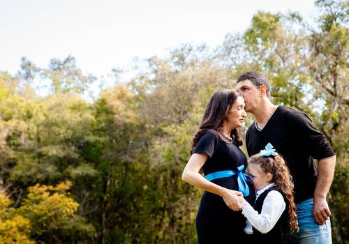 Gestação  de Lucas no forninho 