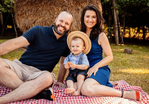 Em família de 1  aninho Carlo 