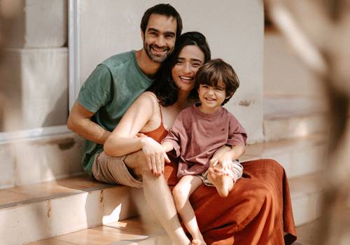 Família de Caetano e Liz