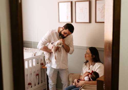 Família de Cecília - 3 meses