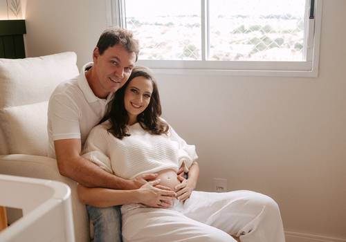 Gestante de À espera de Luiza