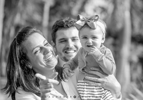 Ensaio de Alicia e Família