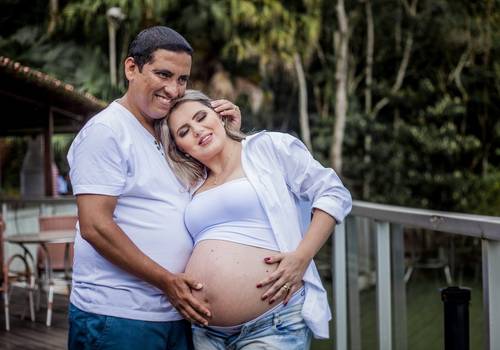 Gestante de Vladmir e Luiza