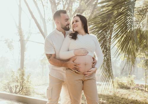 Gestante de Morada da Aurora 