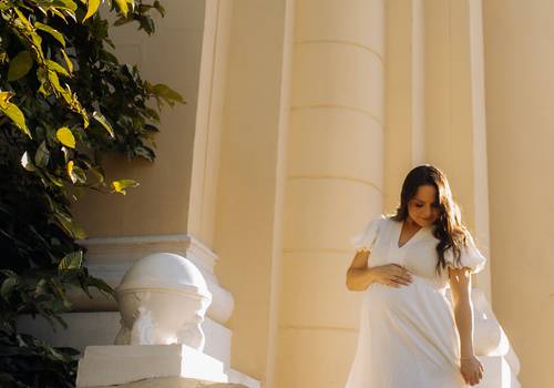 Gestante de Morada da Maria Clara