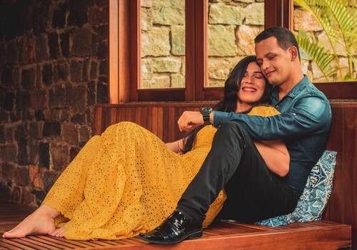 Ensaio de casal de Lucas e Vanessa