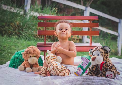 Ensaio infantil de Primeiro ano do Antônio