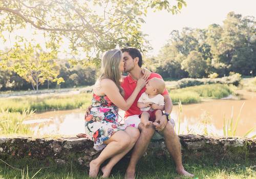 Família e Newborn de Lourenço e os papais